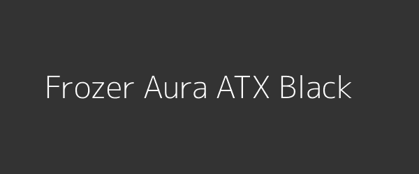 Frozer Aura ATX Black